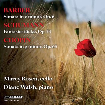 Cover Barber, Schumann & Chopin: Music for Cello and Piano