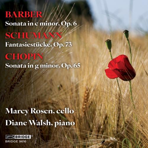 Cover Barber, Schumann & Chopin: Music for Cello and Piano