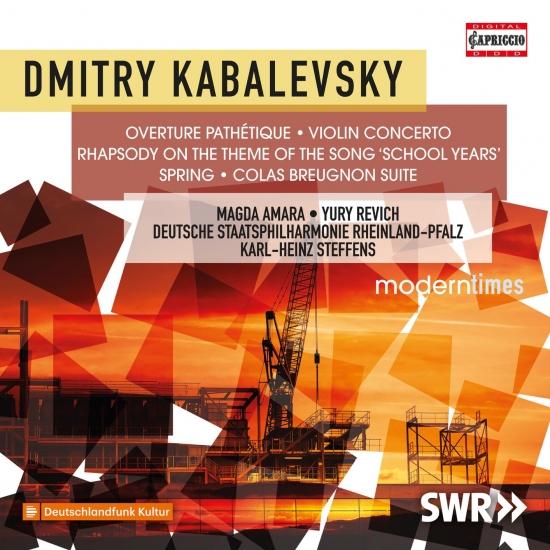 Cover Kabalevsky: Pathétique Overture, Violin Concerto, Vesna & Colas Breugnon