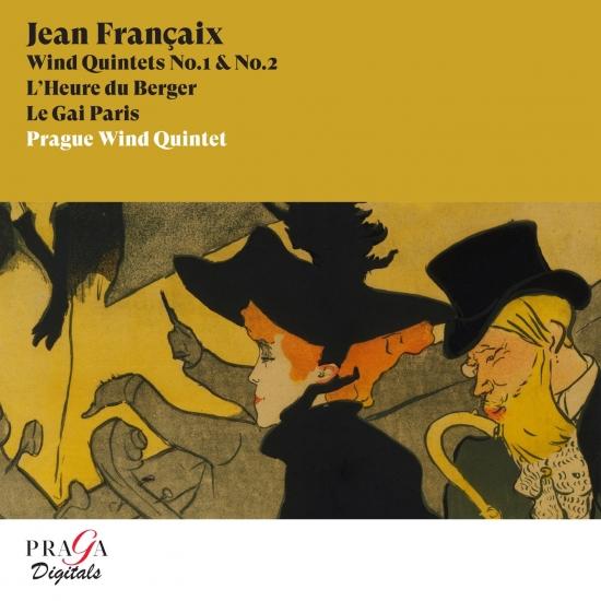 Cover Jean Françaix: Wind Quintets, L'Heure du Berger, Le Gai Paris