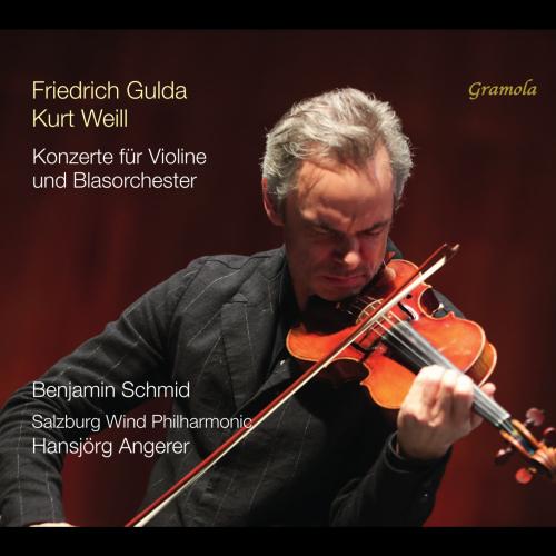 Cover Gulda-Weill: Konzerte für Violine und Blasorchester