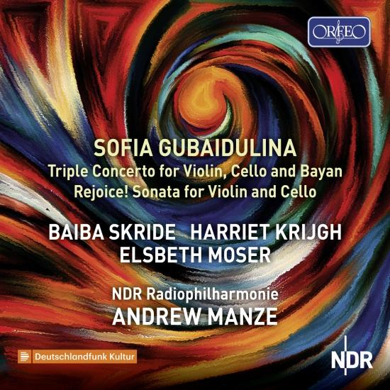 Cover Sofia Gubaidulina: Triple Concerto for Violin, Cello and Bayan, Rejoice! Sonata for Violin and Cello 