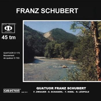 Cover Schubert: Quatuor, D. 173 / Mouvement de quatuor, D. 703