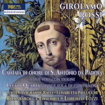 Cover Rossi: Cantata in onore di S. Antonio da Padova & Lectio quarta
