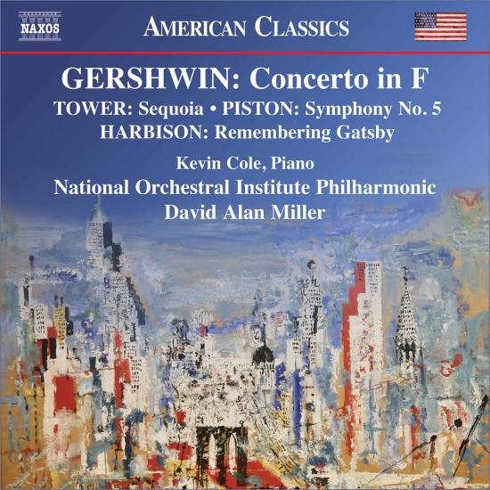 Cover Gershwin, Harbison, Tower & Piston: Orchestral Works