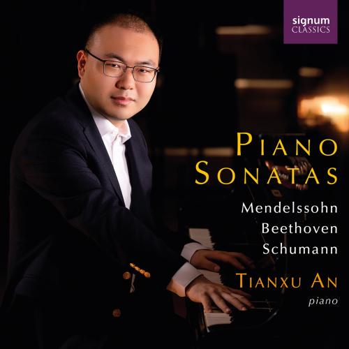 Cover Piano Sonatas: Mendelssohn, Beethoven, Schumann
