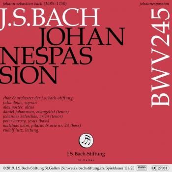 Cover Johannespassion, BWV 245