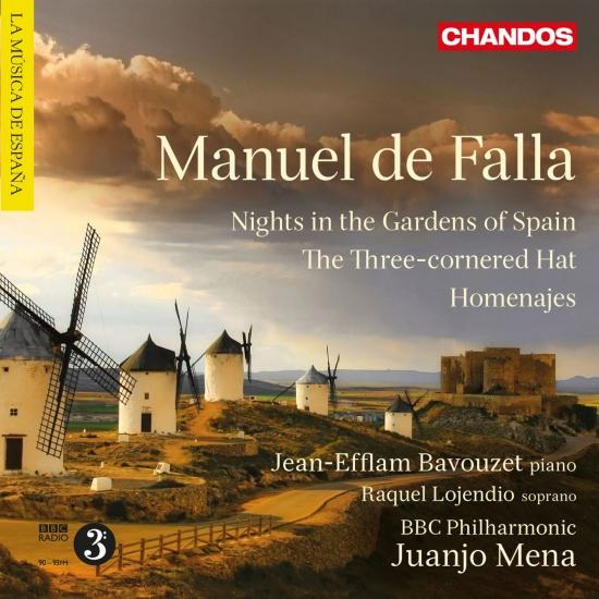 Cover De Falla: Nights in the Gardens of Spain, The Three-Cornered Hat & Homenajes