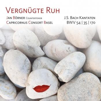 Cover Vergnügte Ruh (Solokantaten für Alt von Johann Sebastian Bach, BWV 54, 35 und 170)