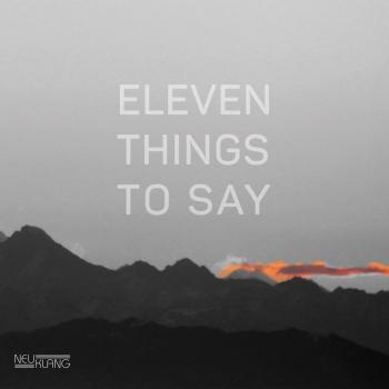 Cover Eleven Things to Say