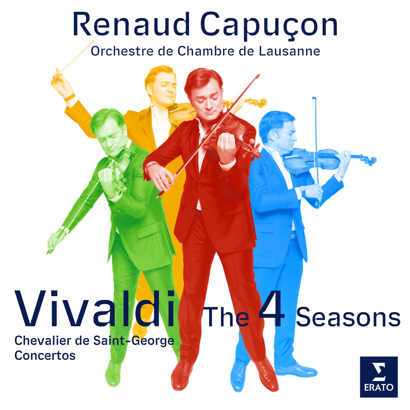 Cover Vivaldi: The Four Seasons, Chevalier de Saint-George Concertos