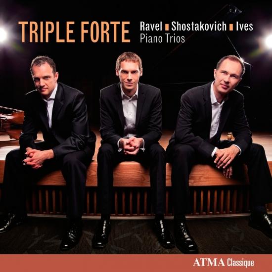 Cover Ravel, Shostakovich & Ives: Piano Trios