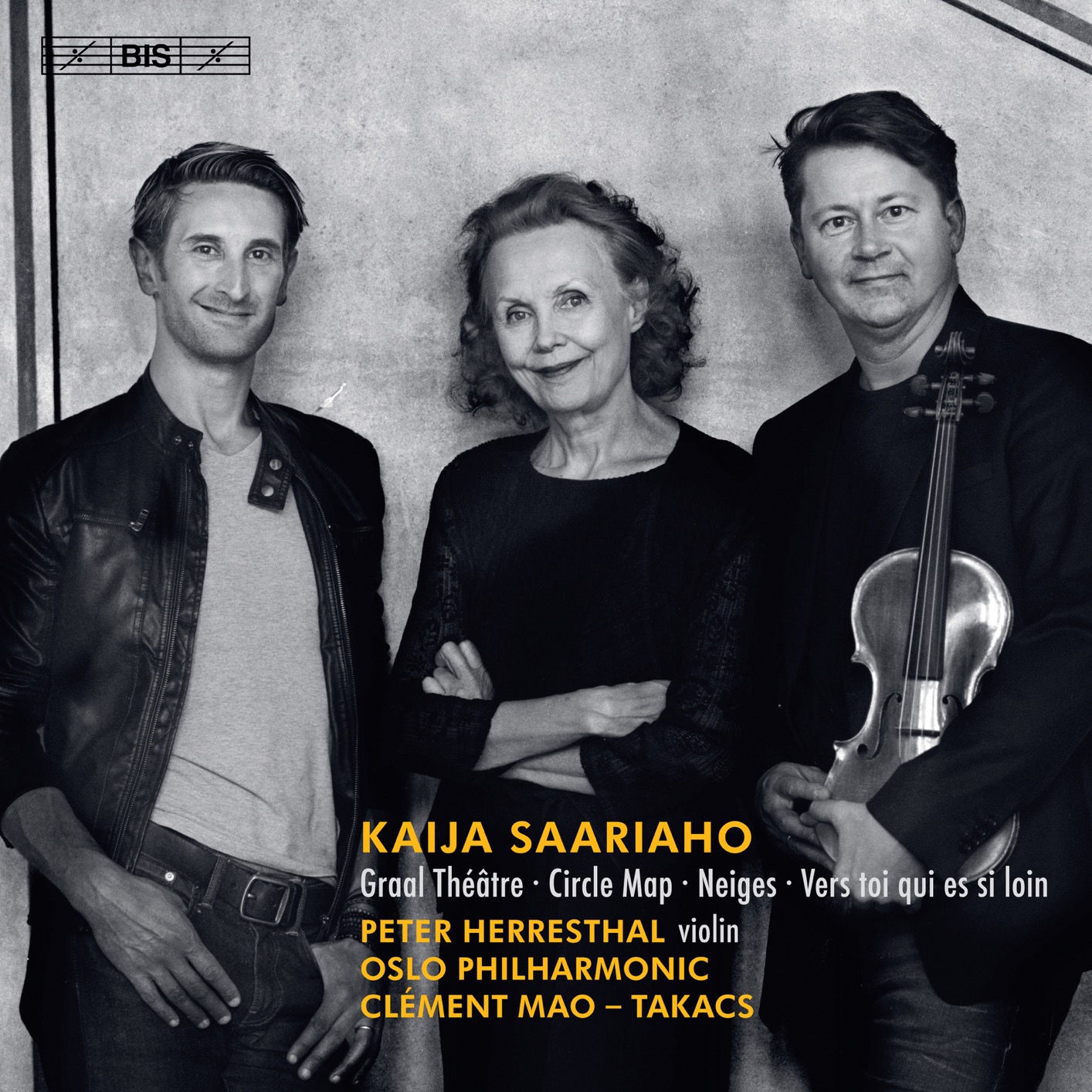 Cover Kaija Saariaho: Circle Map, Graal théâtre, Vers toi qui es si loin & Neiges