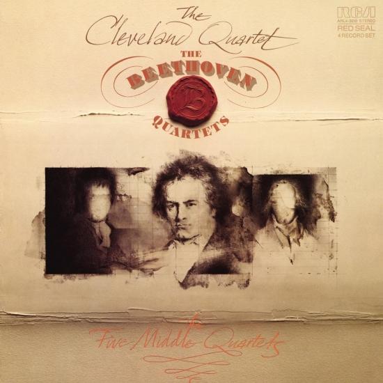 Cover Beethoven: The Five Middle Quartets (2023 Remastered Version)
