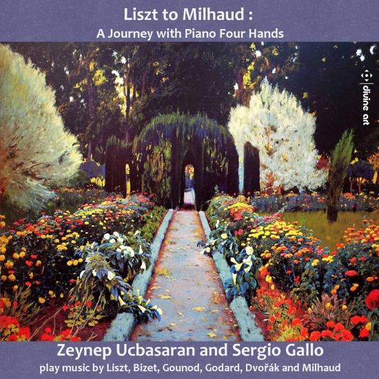 Cover Liszt to Milhaud: A Journey with Piano 4 Hands