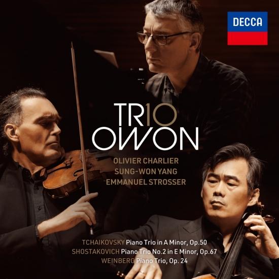 Cover Tchaikovsky, Shostakovich and Weinberg Piano Trios
