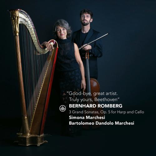 Cover Romberg: Good Bye, Great Artist. Truly Yours, Beethoven | 3 Grand Sonatas, Op. 5 for Harp and Cello