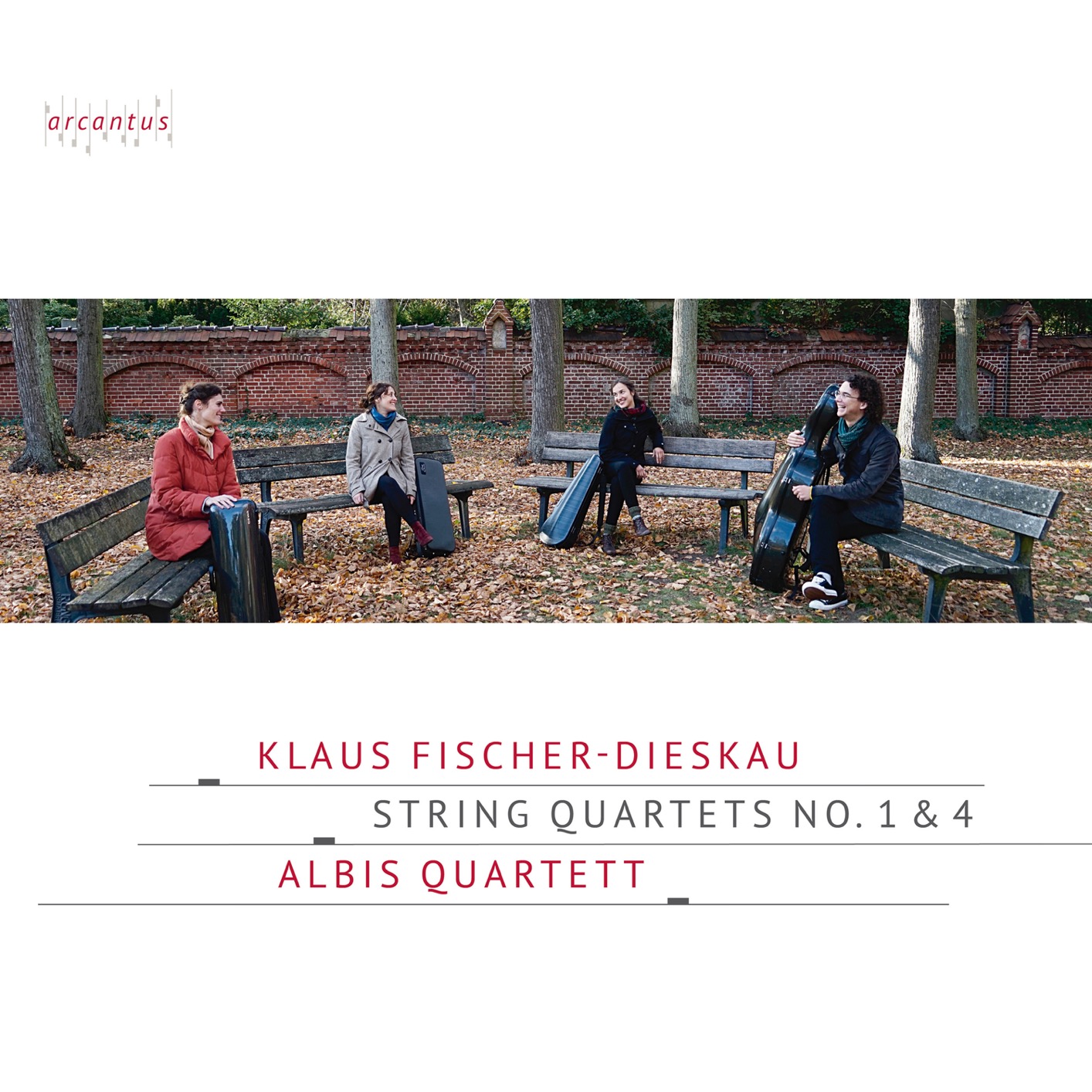 Cover Klaus Fischer-Dieskau: String Quartets No. 1 & 4