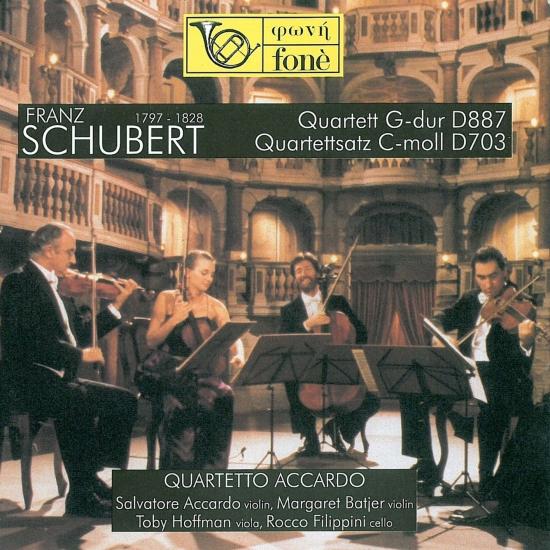 Cover Franz Schubert: Quartett G-Dur D 887 – Quartettsatz C-moll D 703 (Remastered)