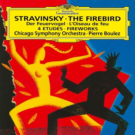 Cover Stravinsky: L'Oiseau de feu; Feu d'artifice; 4 Etudes (Remastered)