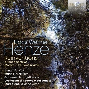 Cover Henze: Reinventions Arrangements of Mozart, C.P.E. Bach & Vitali