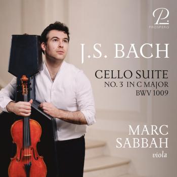 Cover J.S. Bach: Cello Suite No. 3 in C Major, BWV 1009