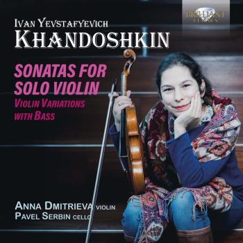 Cover Khandoshkin: Sonatas for Solo Violin