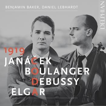 Cover 1919: Boulanger, Janáček, Elgar & Debussy