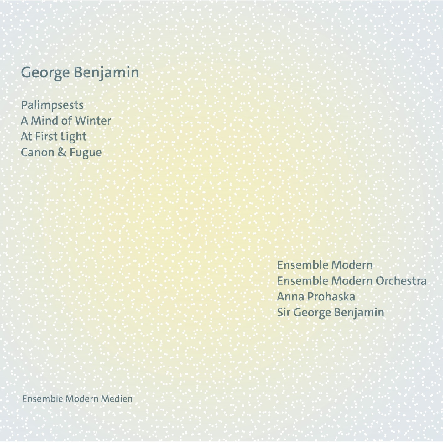 Cover George Benjamin - Ensemble Modern (Live)