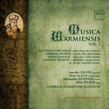 Cover Musica Warmiensis Vol. 2: Grünheis, Rieder, Kayser, Ivančić