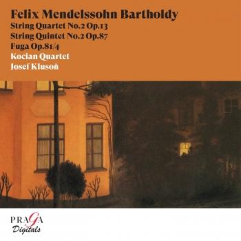 Cover Felix Mendelssohn Bartholdy String Quintet No. 2, String Quartet No. 2