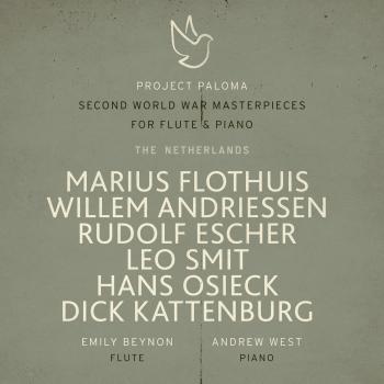 Cover Project Paloma III - Second World War Masterpieces for flute & piano The Netherlands