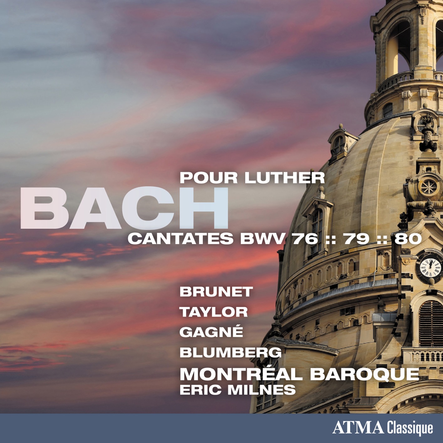 Cover Bach: Cantatas pour Luther, BWV 76, 79 & 80