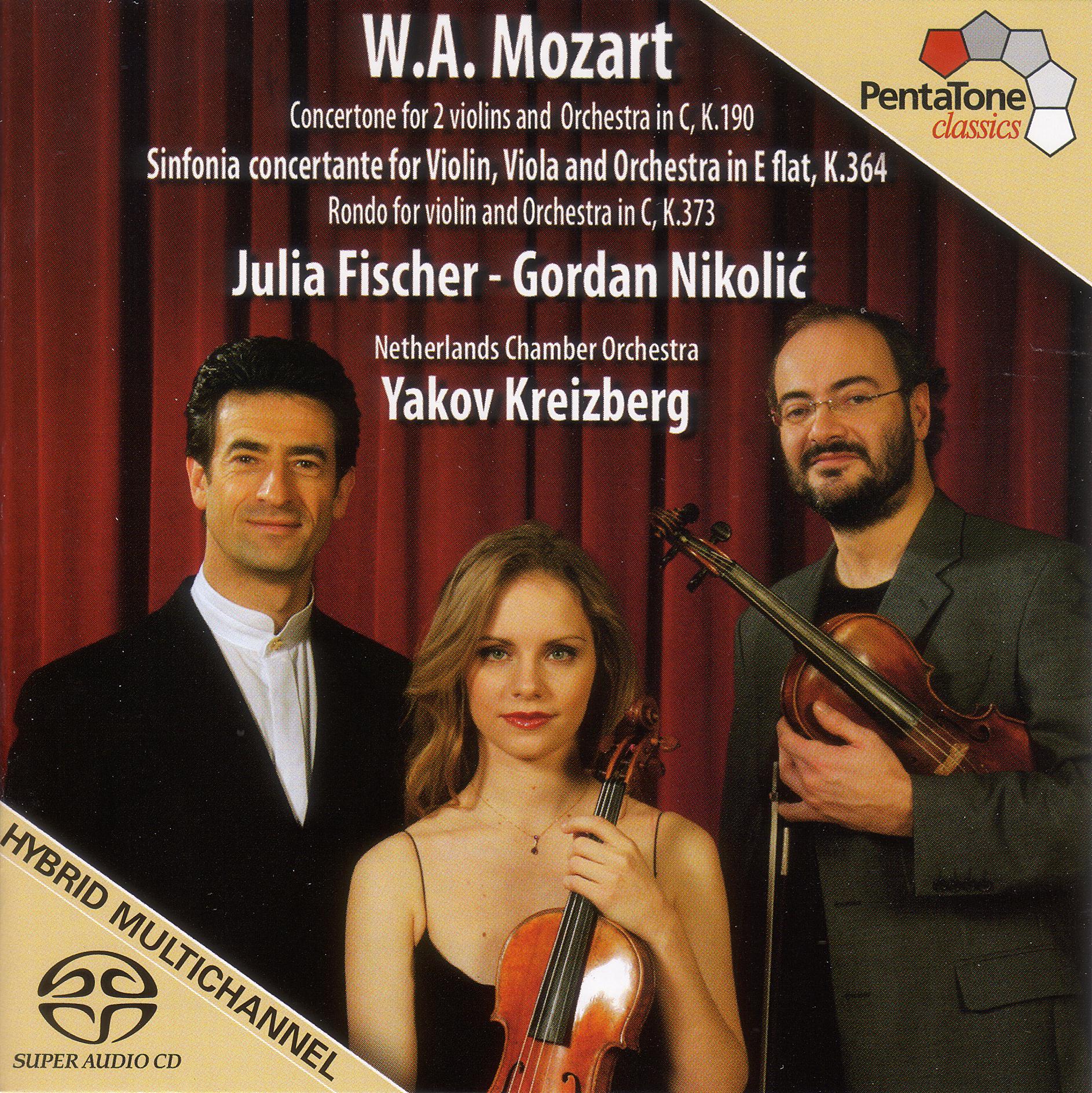 Cover Mozart: Sinfonia Concertante, K. 364 / Concertone in C Major, K. 190 / Rondo in C Major, K. 373