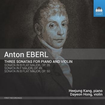 Cover Eberl: 3 Violin Sonatas