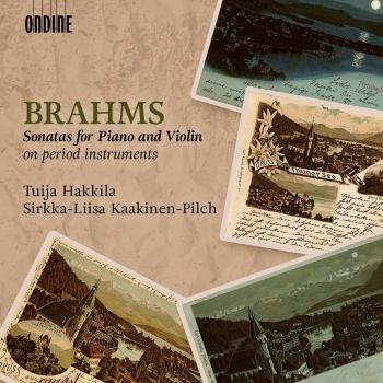 Cover Brahms: Sonatas for Piano & Violin on Period Instruments