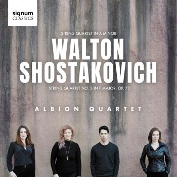 Cover Walton & Shostakovich String Quartets