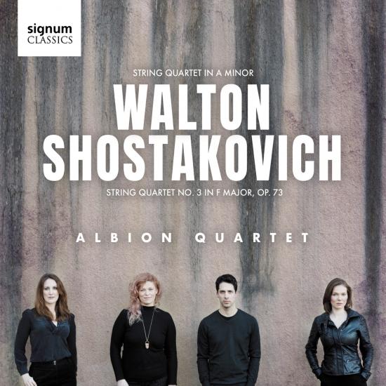 Cover Walton & Shostakovich String Quartets