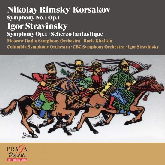 Cover Nikolay Rimsky-Korsakov, Symphony No. 1 / Igor Stravinsky Symphony, Op. 1