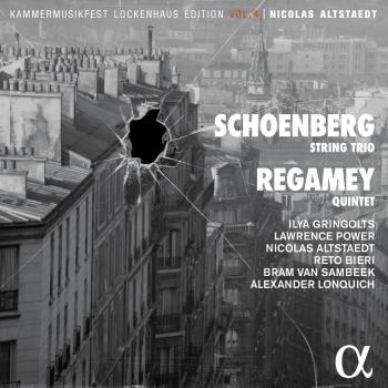 Cover Schoenberg: String Trio - Regamey: Quintet
