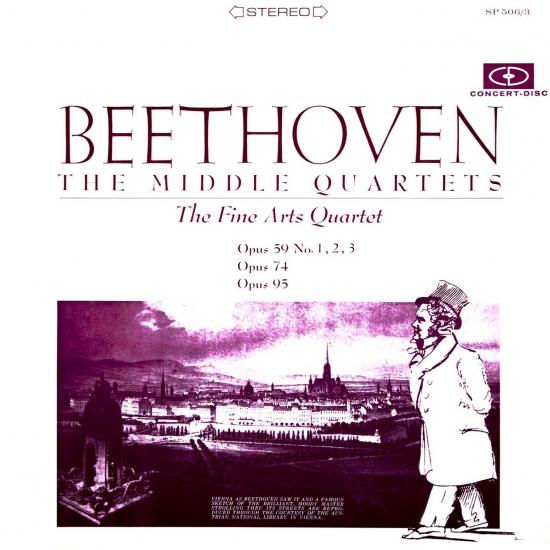 Cover Beethoven: The Middle Quartets (Remastered from the Original Concert-Disc Master Tapes)