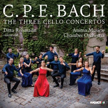 Cover C. P. E. Bach: The Three Cello Concertos