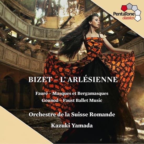 Cover Bizet: L'Arlesienne Suite Nos. 1 & 2 / Fauré: Masques et bergamasques Suite / Gounod Faust