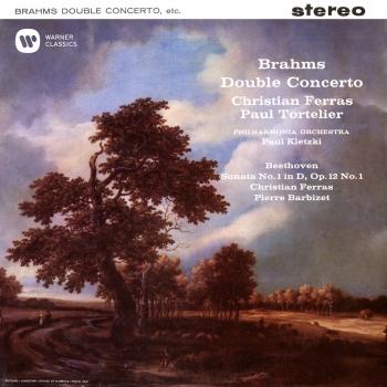 Cover Brahms: Double Concerto, Op. 102 - Beethoven: Violin Sonata, Op. 12 No. 1 (Remastered)