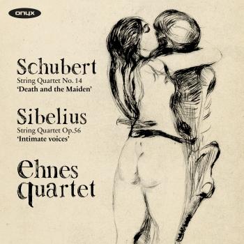 Cover Schubert: String Quartet No. 14 'Death and the Maiden' & Sibelius: String Quartet 'Intimate Voices'