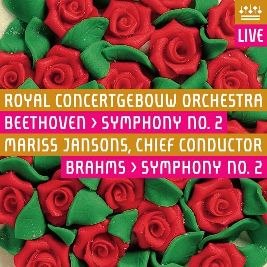 Cover Beethoven: Symphony No. 2 / Brahms: Symphony No. 2 (Live)