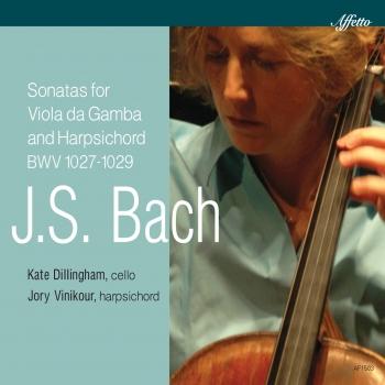 Cover J.S. Bach: Sonatas for Viola da gamba & Harpsichord, BWV 1027-1029