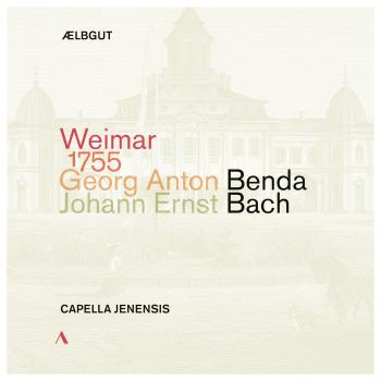 Cover Weimar 1755 - Works by Georg Anton Benda and Johann Christian Bach