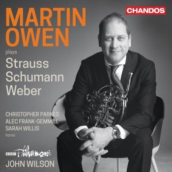 Cover Martin Owen Plays Strauss, Schumann & Weber