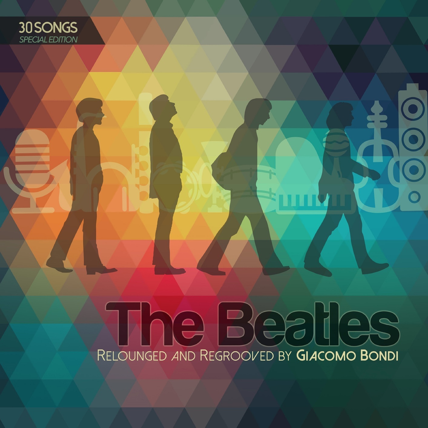 Cover The Beatles Relounged and Regrooved by Giacomo Bondi